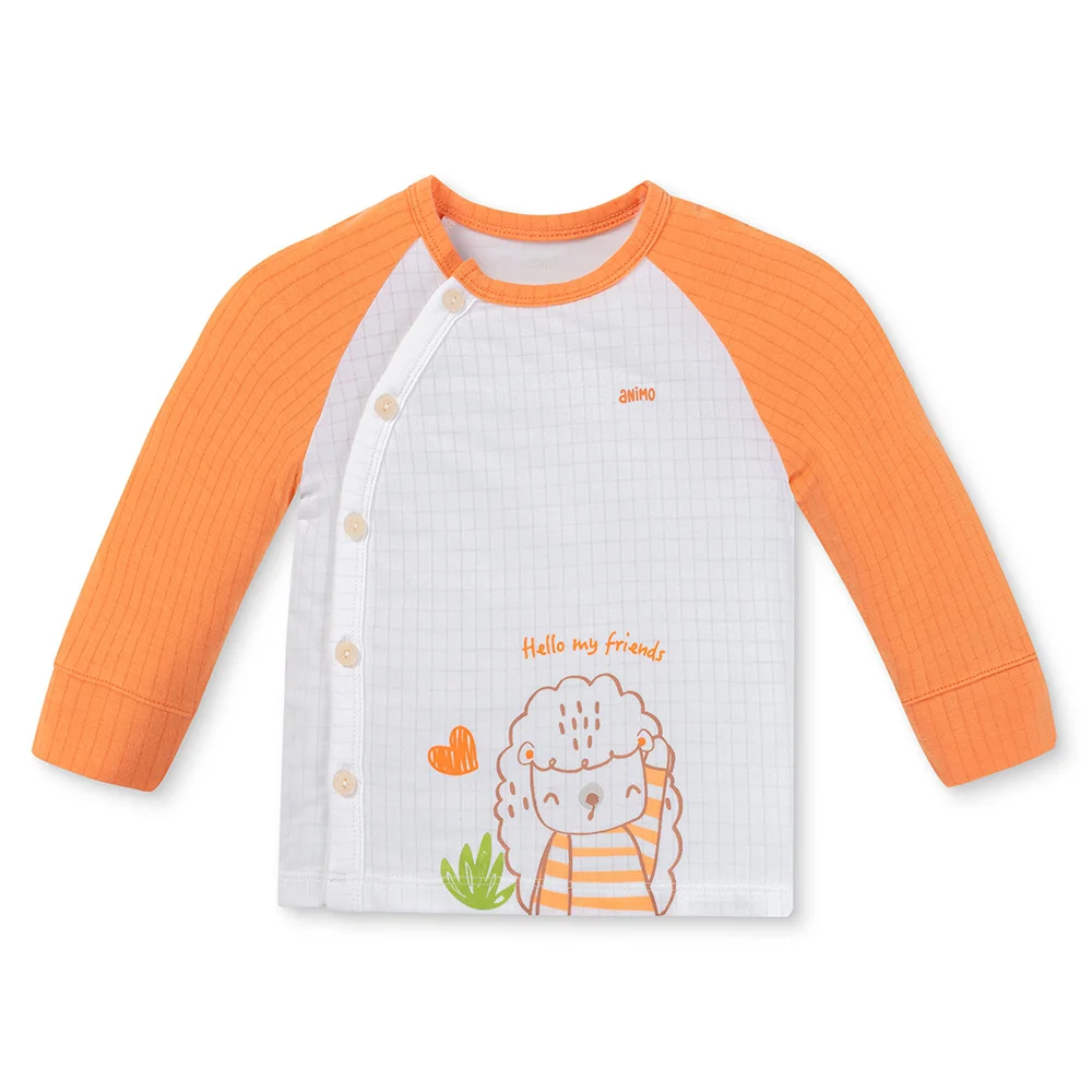 Set 2 bộ rayon chống muỗi dài Animo VD1125040 (0-24M, Trắng-cam, TT06)