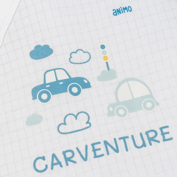 Set 2 bộ rayon chống muỗi dài Animo VD1125039 (0-24M, Trắng-xanh đậm, TT06)