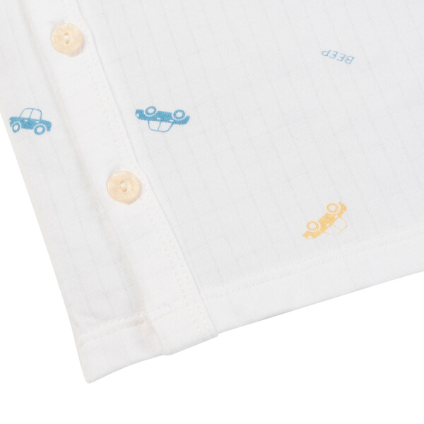 Set 2 bộ rayon chống muỗi dài Animo VD1125039 (0-24M, Trắng-xanh đậm, TT06)