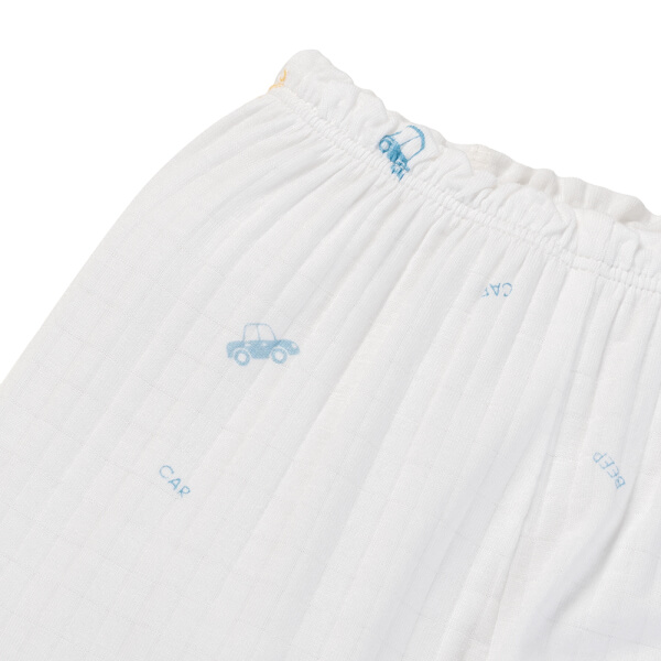 Set 2 bộ rayon chống muỗi dài Animo VD1125039 (0-24M, Trắng-xanh đậm, TT06)