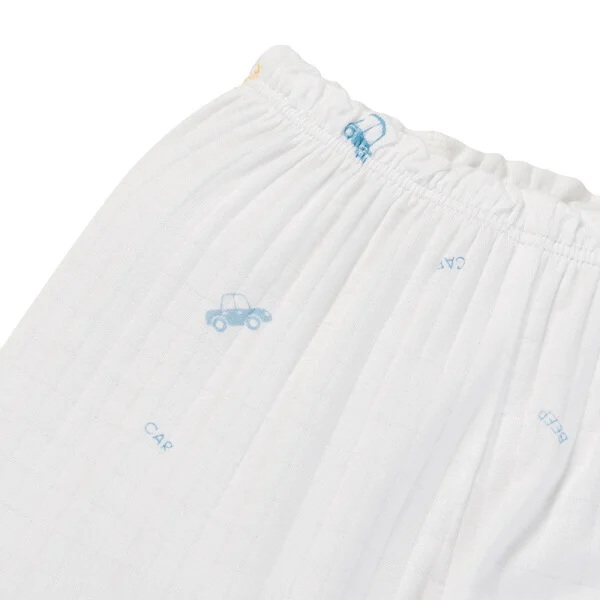 Set 2 bộ rayon chống muỗi dài Animo VD1125039 (0-24M, Trắng-xanh đậm, TT06)