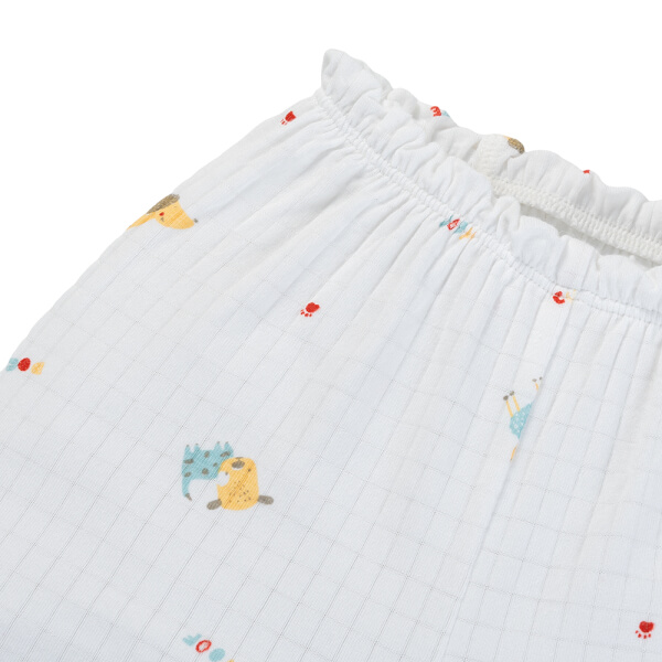 Set 2 bộ rayon chống muỗi ngắn Animo VD1125034 (0-24M, Trắng-đỏ, TT06)