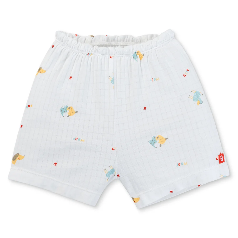 Set 2 bộ rayon chống muỗi ngắn Animo VD1125034 (0-24M, Trắng-đỏ, TT06)