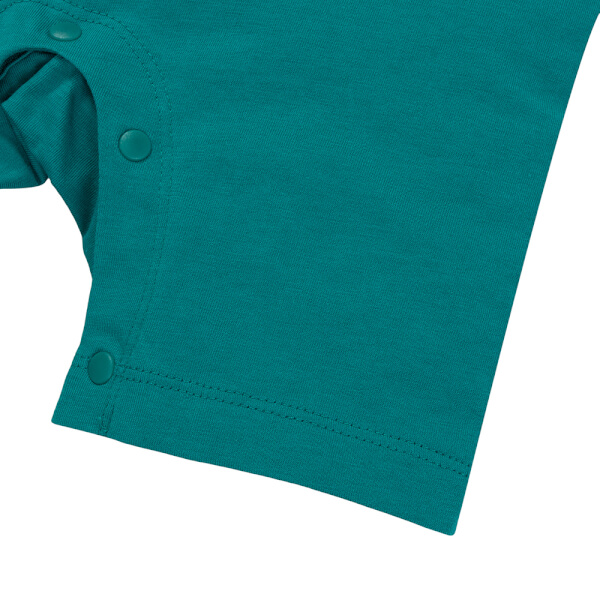 Bodysuit bé trai đùi Animo VD1125025 (0-12M, Trắng - xanh đậm, TT02)