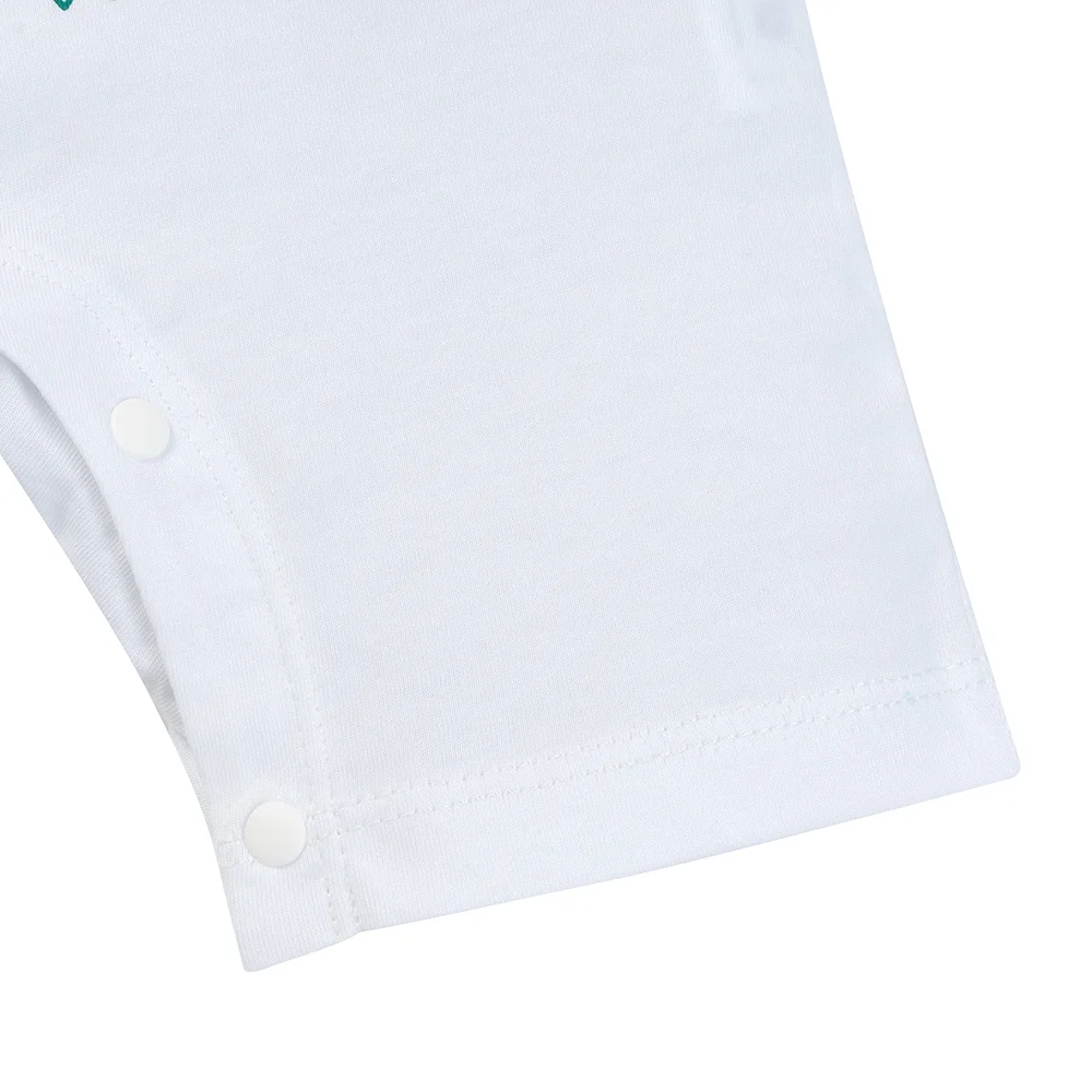 Bodysuit bé trai đùi Animo VD1125024 (0-12M, Trắng, TT02)