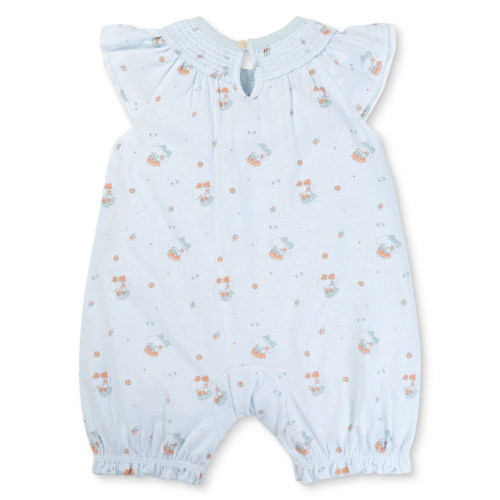 Bodysuit bé gái đùi bst candy Animo VD0825037 (0-12M, Xanh nhạt, NN04)
