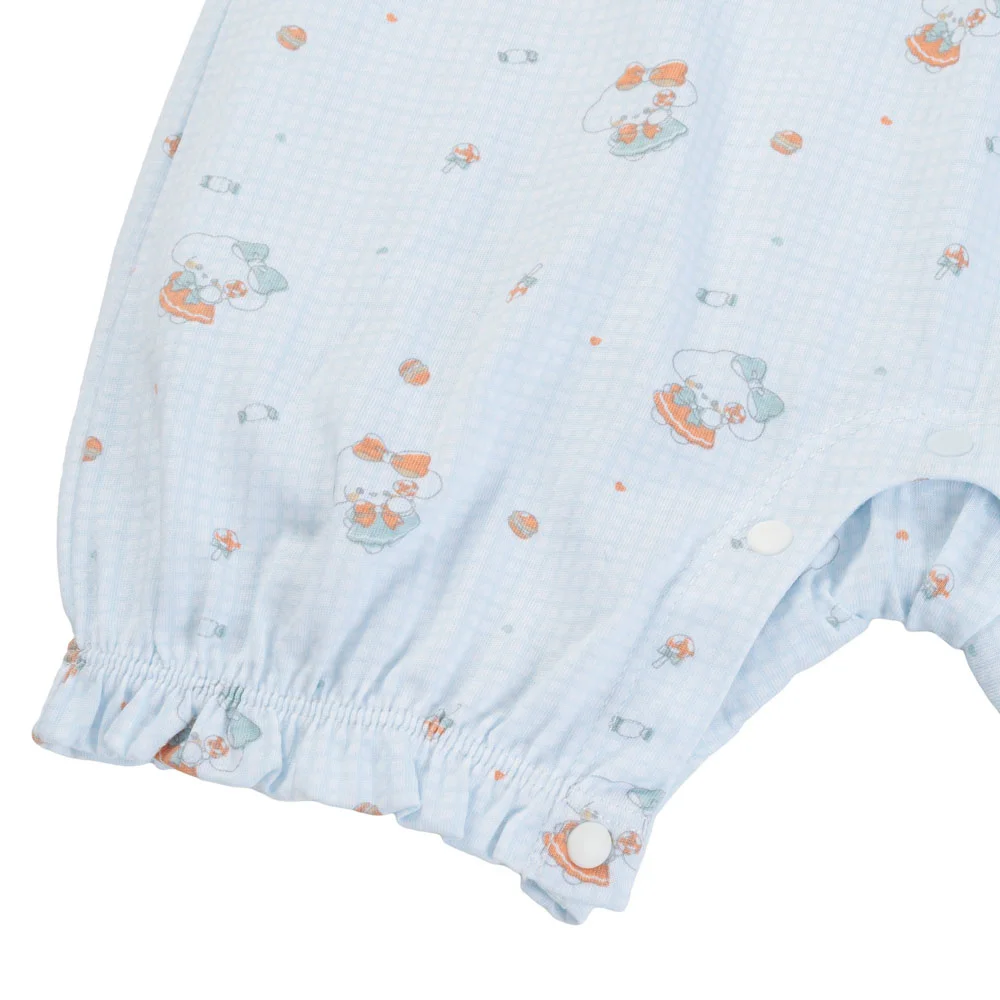 Bodysuit bé gái đùi bst candy Animo VD0825037 (0-12M, Xanh nhạt, NN04)