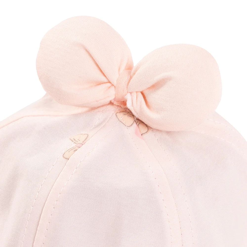 Nón vành tròn bé gái 1-3Y Animo A2508_MN021 (46cm,Hồng cam)