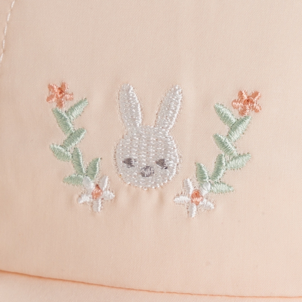 Nón vành tròn bé gái 1-3Y Animo A2508_MN020 (48cm,Hồng nhạt)