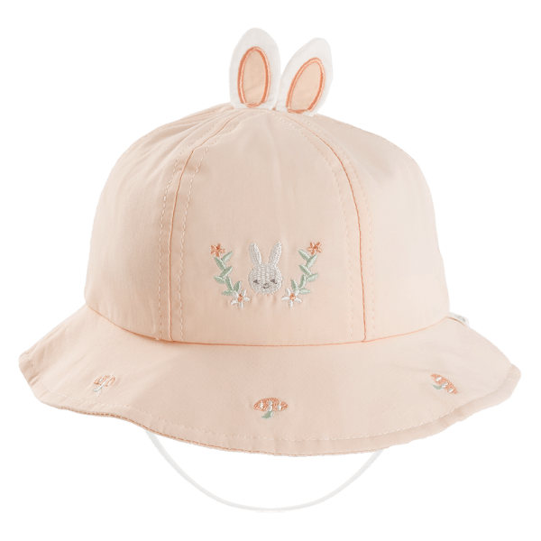 Nón vành tròn bé gái 1-3Y Animo A2508_MN020 (48cm,Hồng nhạt)
