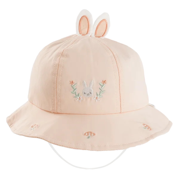 Nón vành tròn bé gái 1-3Y Animo A2508_MN020 (48cm,Hồng nhạt)