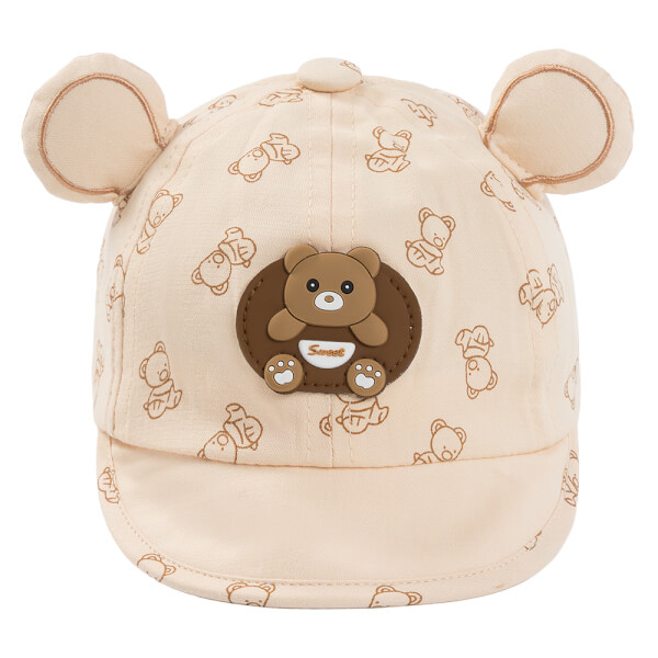 Nón em bé trai 0-12M lưỡi trai Animo A2508_MN013 (46cm, Màu be)