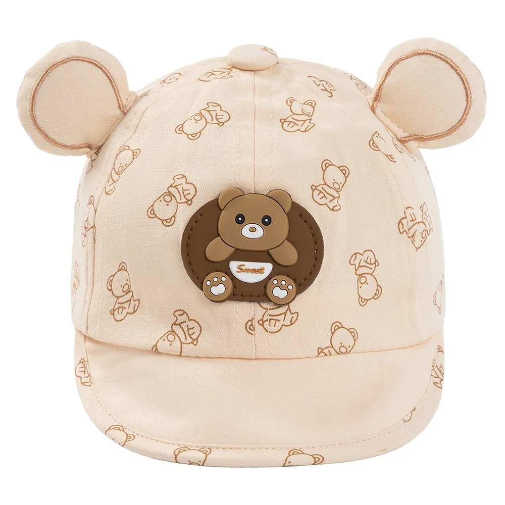 Nón em bé trai 0-12M lưỡi trai Animo A2508_MN013 (46cm, Màu be)