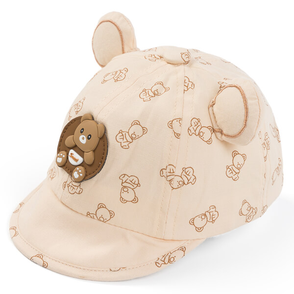 Nón em bé trai 0-12M lưỡi trai Animo A2508_MN013 (46cm, Màu be)