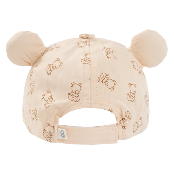 Nón em bé trai 0-12M lưỡi trai Animo A2508_MN013 (46cm, Màu be)