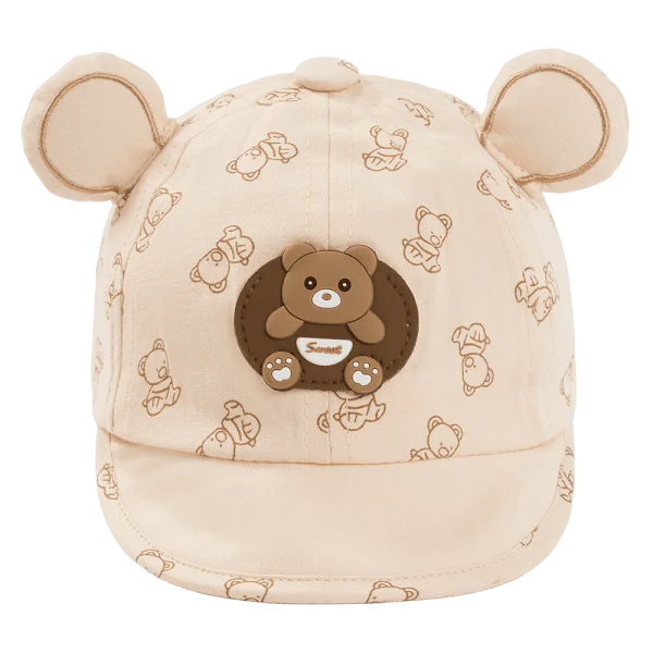 Nón em bé trai 0-12M lưỡi trai Animo A2508_MN013 (46cm, Màu be)