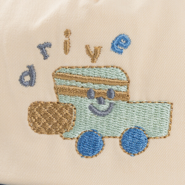 Nón em bé trai 0-12M lưỡi trai Animo A2508_MN012 (44cm, Kem-Xanh)