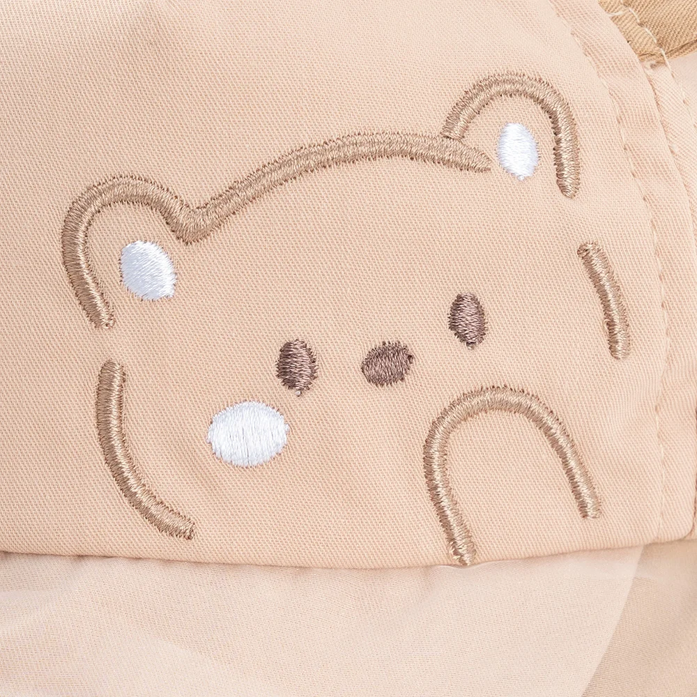 Nón lưỡi trai khăn voan bé trai 0-12M Animo A2508_MN007 (46cm, Màu be)