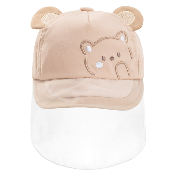 Nón lưỡi trai khăn voan bé trai 0-12M Animo A2508_MN007 (46cm, Màu be)