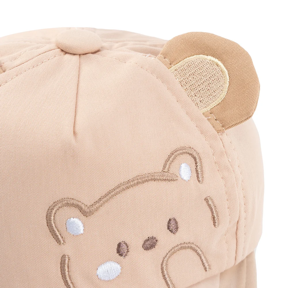 Nón lưỡi trai khăn voan bé trai 0-12M Animo A2508_MN007 (46cm, Màu be)