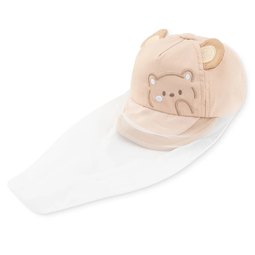 Nón lưỡi trai khăn voan bé trai 0-12M Animo A2508_MN007 (46cm, Màu be)