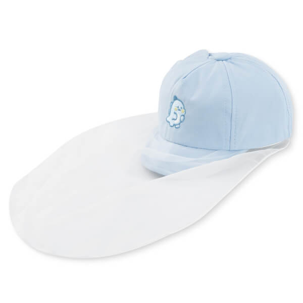 Nón lưỡi trai khăn voan bé trai 0-12M Animo A2508_MN006 (44cm, Xanh nhạt)