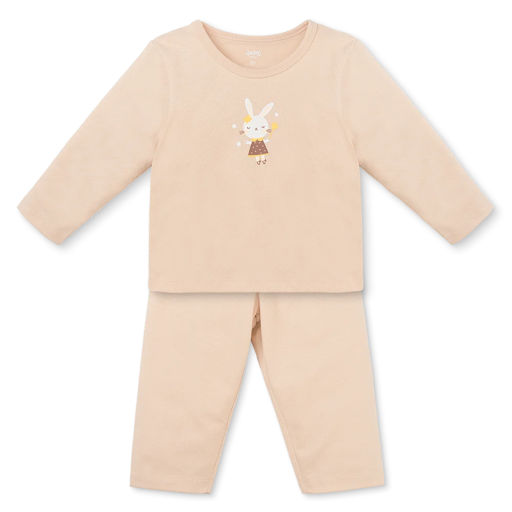 Bộ bé gái dài Animo Easy TQ1125075 (1-4Y,Be)