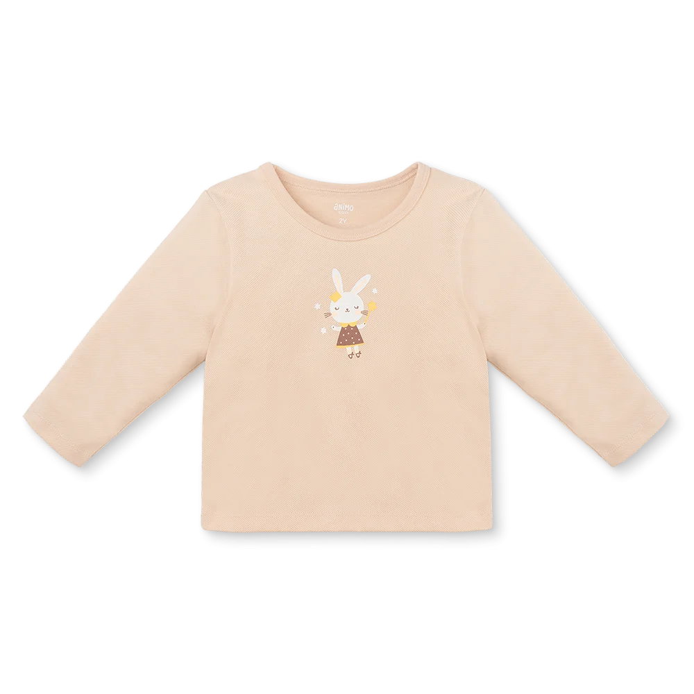 Bộ bé gái dài Animo Easy TQ1125075 (1-4Y,Be)