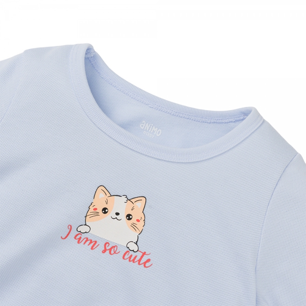 Bộ bé gái dài Animo Easy TQ1225056 (1-4Y,Dương)