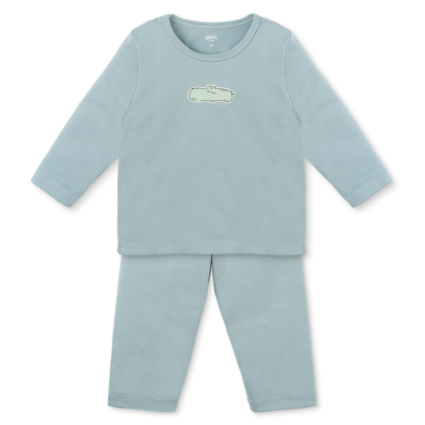 Bộ bé trai dài Animo Easy TQ1225054 (1-4Y,Lá)