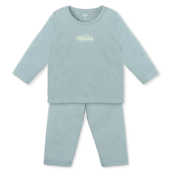 Bộ bé trai dài Animo Easy TQ1225054 (1-4Y,Lá)