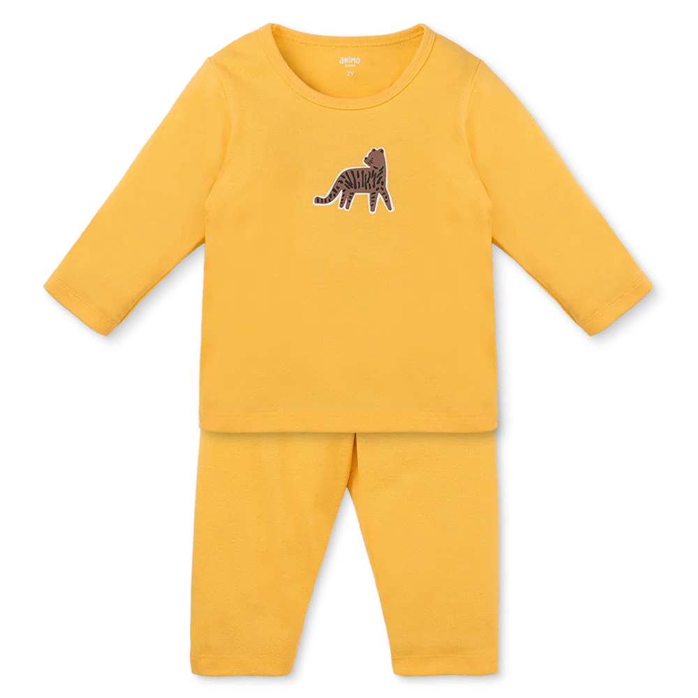 Bộ bé trai dài Animo Easy TQ1225053 (1-4Y,Vàng)