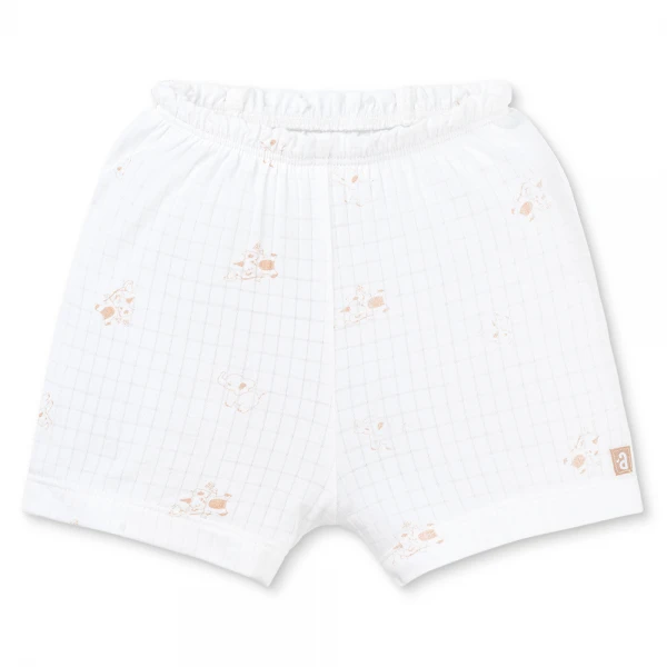 Set 2 bộ rayon chống muỗi ngắn Animo VD1125041 (0-24M, Trắng-be nâu, NN06)