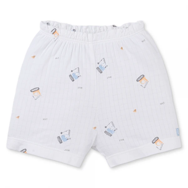 Set 2 bộ rayon chống muỗi ngắn Animo VD1025030 (0-24M, Trắng-xám xanh ,NN06)