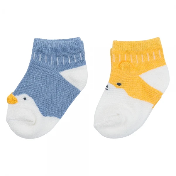 Set 2 đôi vớ sợi tre bé trai Animo TV0625034 (6-12M,Nhiều màu)