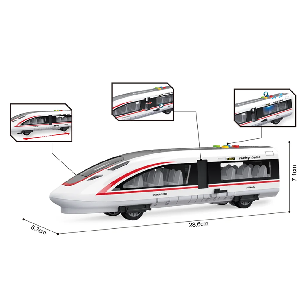 Tàu cao tốc chạy siêu ngầu có đèn và âm thanh YN553708 C508