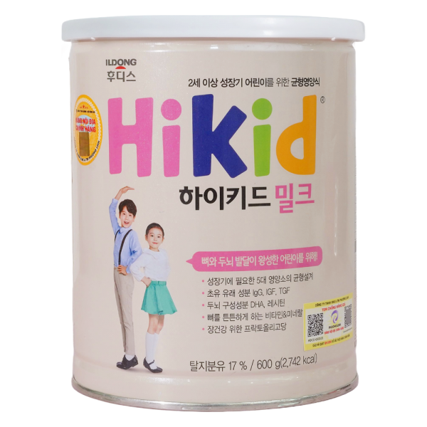 Sữa Hikid Vani cho trẻ từ 2 tuổi