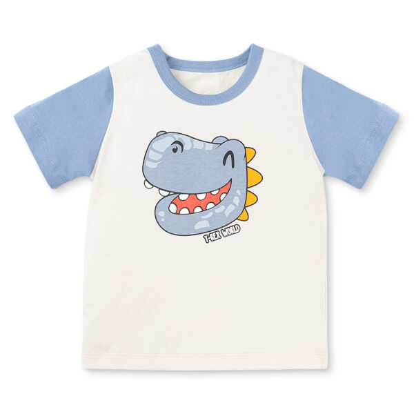 Bộ bé trai ngắn Animo Easy HN0126029 (1-4Y, Kem-dương)