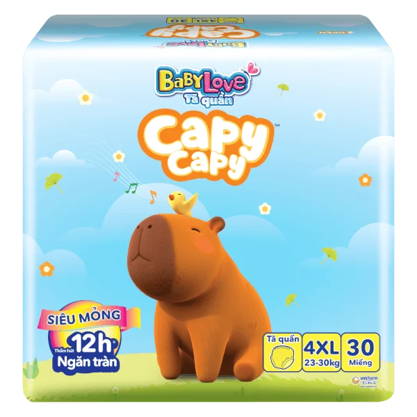Tã quần Babylove Capy Capy XXXXL30 Miếng