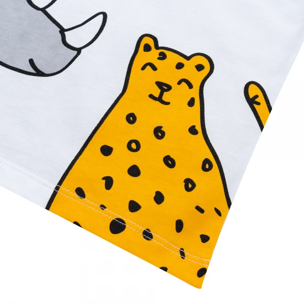 Bộ bé trai dài Animo Easy HN1125081 (1-4Y, Trắng-vàng)