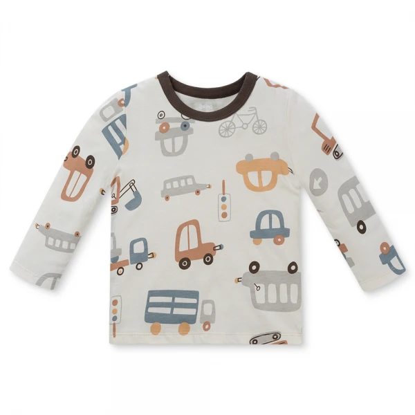 Bộ bé trai dài Animo Easy HN1125086 (1-4Y, Kem-nâu)