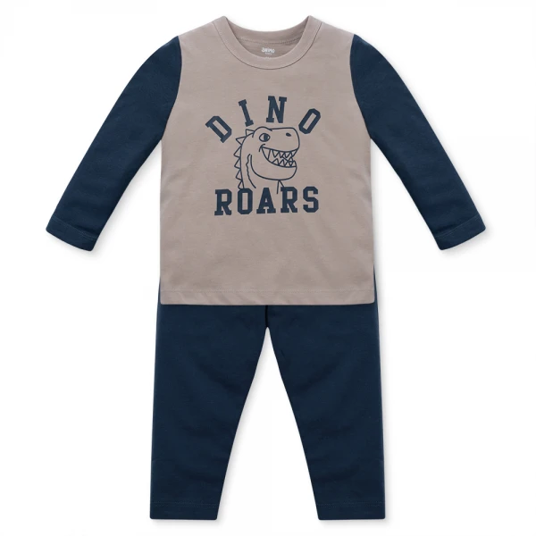 Bộ bé trai dài Animo Easy HN1225061 (1-4Y, Xám-dương)