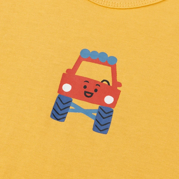 Bộ bé trai dài Animo Easy HN1225062 (1-4Y, Vàng-kem)