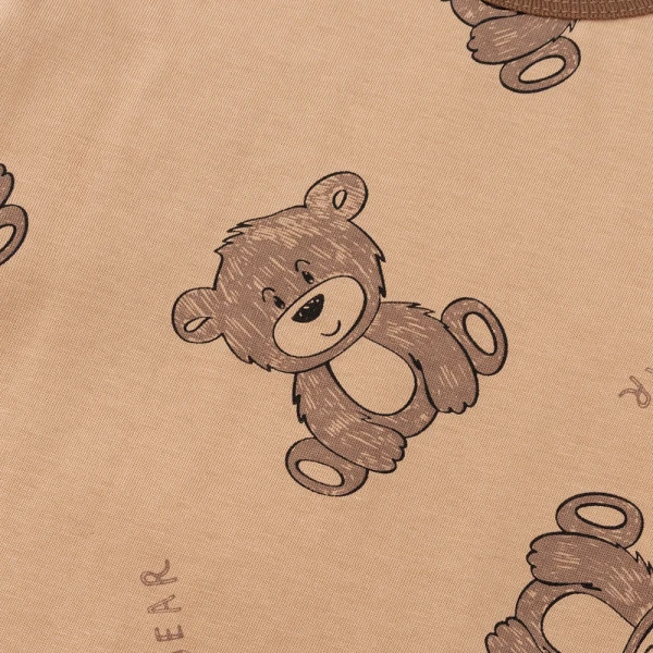 Bộ bé trai dài Animo Easy HN1225066 (1-4Y, Be-nâu)