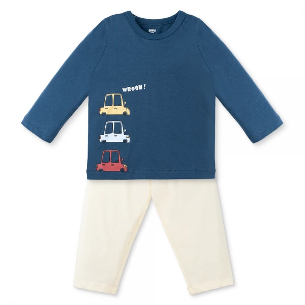 Bộ bé trai dài Animo Easy HN0126023 (1-4Y, Dương-kem)