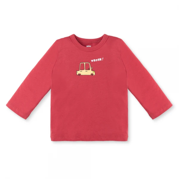 Bộ bé trai dài Animo Easy HN0126025 (1-4Y, Đỏ-kem)