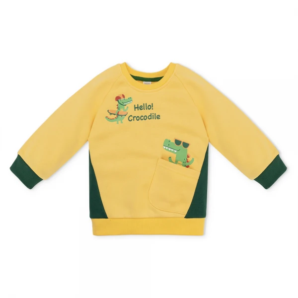 Bộ đông bé trai dài Animo ST0825009 (1-4Y, Vàng-xanh lá, TT01)