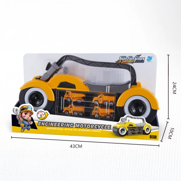 Vali mô hình xe mô tô chở 4 xe mini siêu ngầu LH16881821 C509