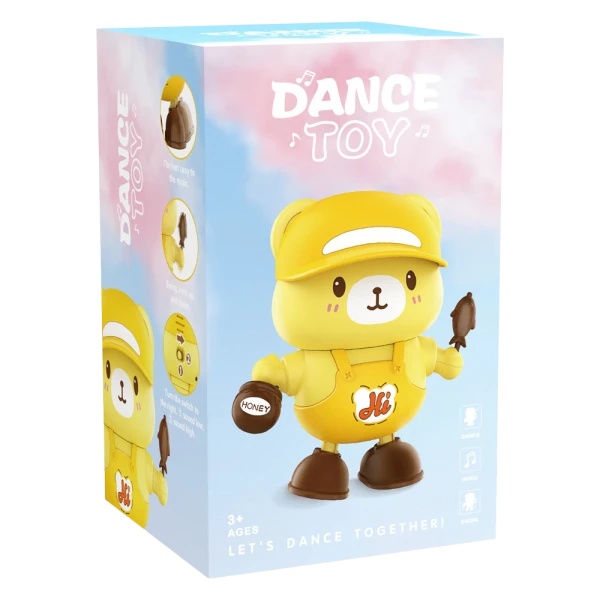 Chú gấu đội mũ nhảy múa phát nhạc đáng yêu JS068707 C509