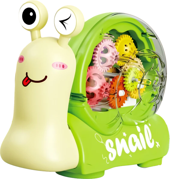 Ốc sên vui vẻ chạy quanh có phát nhạc đèn JS068717 C509 (Xanh lá)